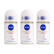 3 Pack - Nivea Deo Women Roll On Brightening Silk Touch - 25ml