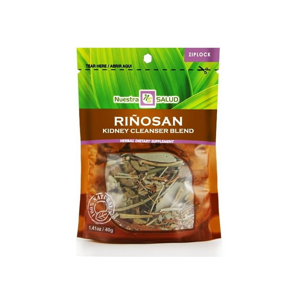3-Pack Nuestra Salud Rinosan Kidney Cleanser Herbal Tea/Riñosan Loose Leaves Kidney Cleanser Tea - Natures Stone Breaker - Herbal & Organic Riñosan Blend from Peru - For the Maintenance of Good Health