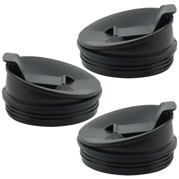 3 Pack Nutri Ninja Sip & Seal Lids Replacement Model 408KKU641 for BL480 BL490 BL640 & BL680 Auto IQ Series