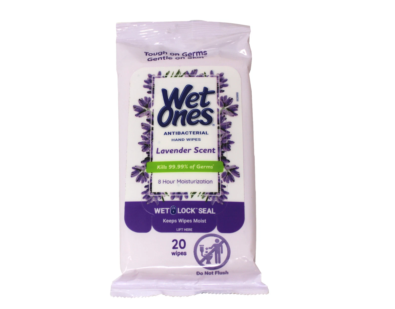 3 Pack Of Wet Ones Lavender Scent 20 Count