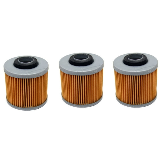 3 Pack Oil Filters for Yamaha Grizzly 600 4x4 YFM600FW & Raptor 700 YFM700R