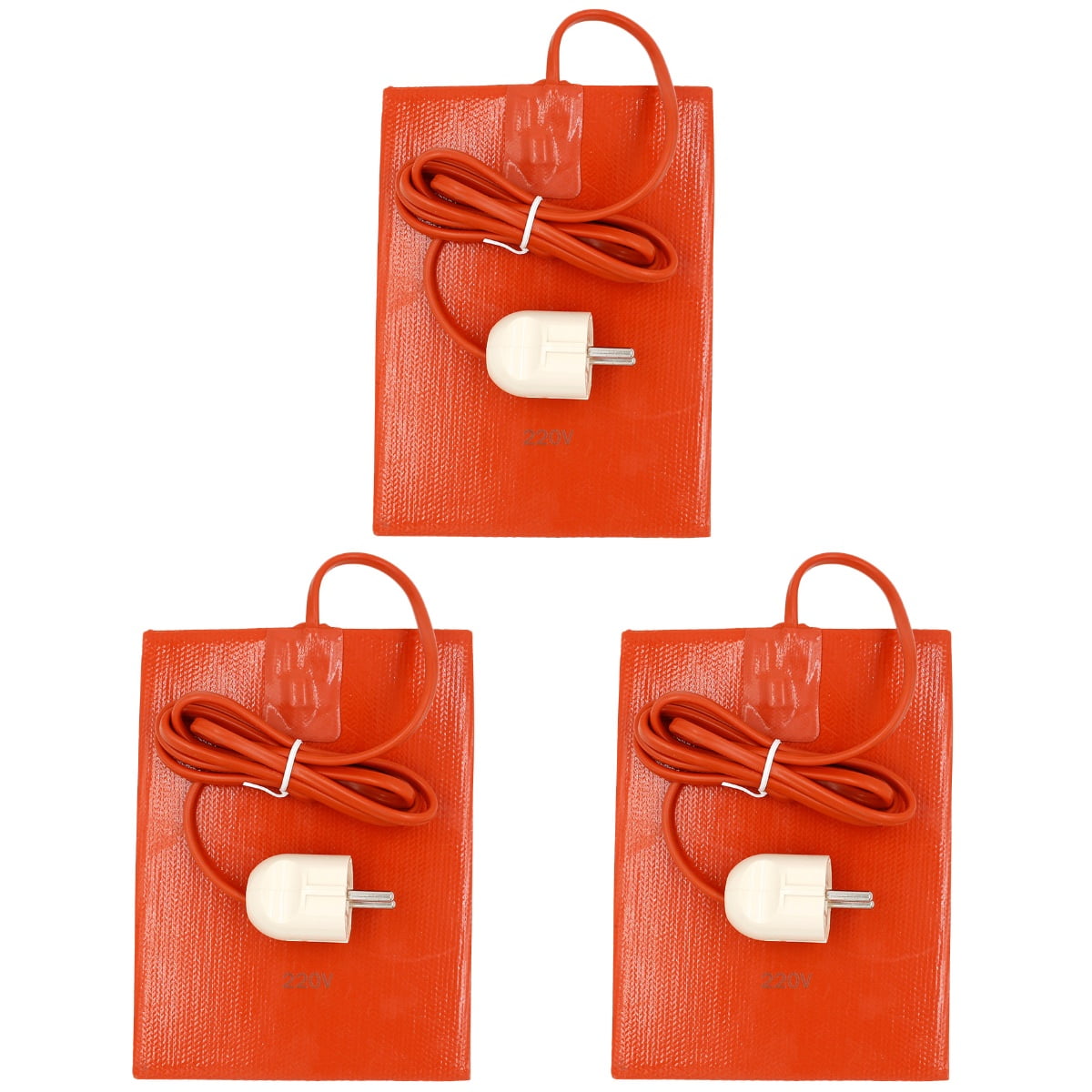 3 Pack Oil Heater Heating Pad for Car Engine Block Europe Plugs Sump