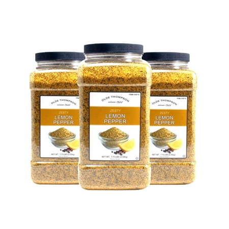 3 Pack | Olde Thompson Zesty Lemon Pepper, 9 lbs