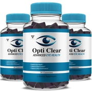 3 Pack Opti Clear Advanced Eye Health, OptiClear Vision Support 90 Gummies