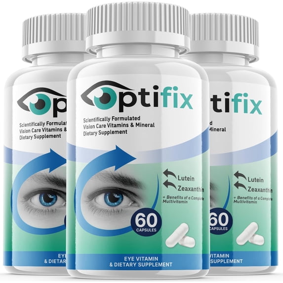Optifix Optifix Vision Matrix Formula (3 Pack) - Eye Health Supplement - 180 ...