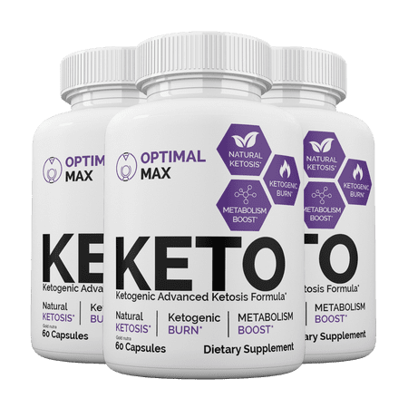 (3 Pack) Optimal Max Keto Pills, Official Optimal Max, Advanced Formula, Made in USA