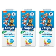 3 Pack - Orajel Toddler Training Toothpaste, Fruity Fun, 1.50 oz