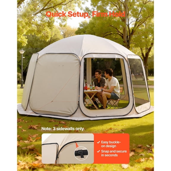 3Pack Outdoor Sun Shade Sail Canopy,SilverCoated 300D Oxford UVProtection Awning for 1513.8ft Screen House Tent
