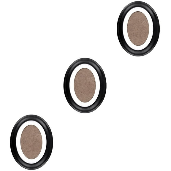 3 Pack Oval Frame Collage Picture Frames Wooden Picture Holder Childrens Room Decor Home Decoration Photo Frame