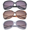 thumbnail image 1 of 3 Pack Oversized Round Plastic Frame Fashion Sunglasses for Women, 1 of 2