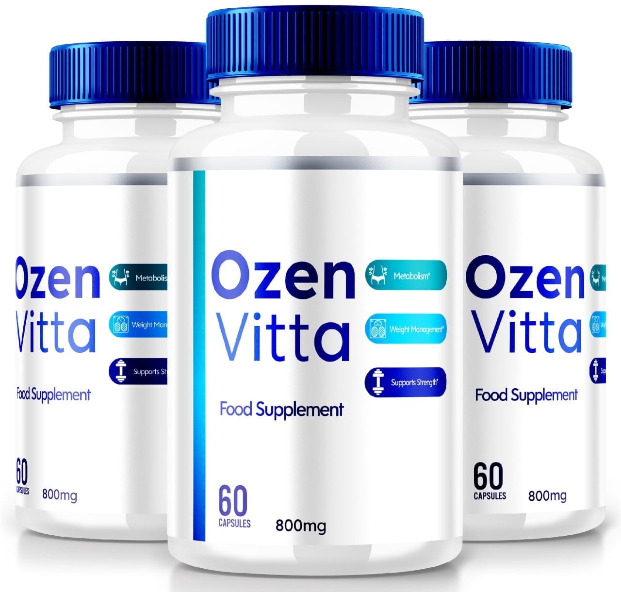 (3 Pack) Ozen Vitta Capsules, Official OzenVitta Natural Formula for Health and Wellness, Keto Pills to Achieve Your Body Goals, Supplement Fitness Reviews (180 Capsules)