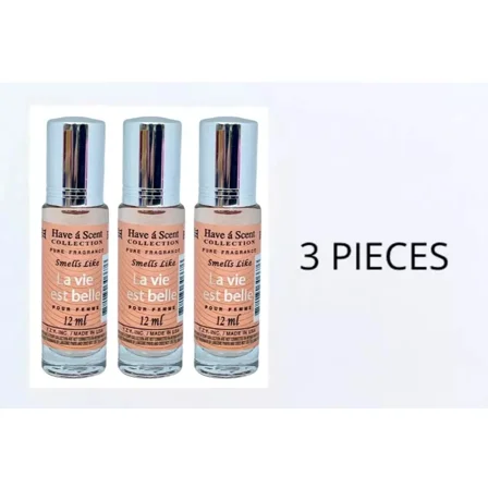 3 Pack Perfume Roll On Oil 12 ML Limited Time Only