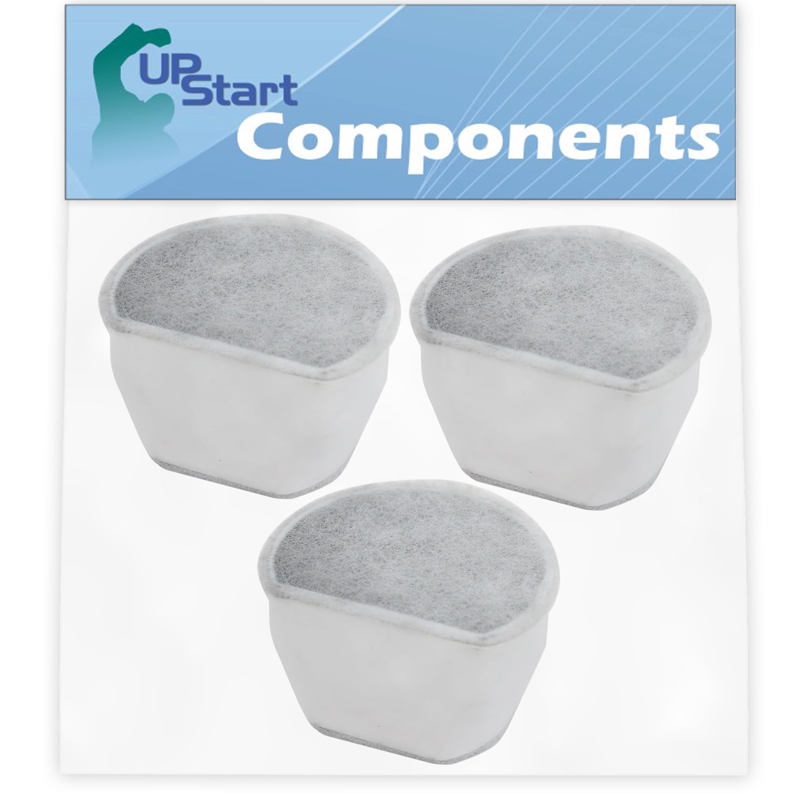 3Pack Pet Water Fountain Carbon Filter Replacement for Petsafe