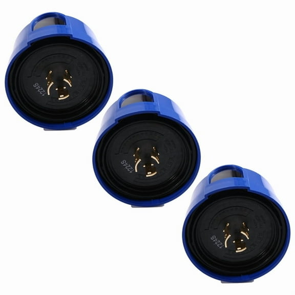 3 Pack Photocell for Outdoor Light,Auto on Off Photo Sensor Switch with Twist Lock,Dusk to Dawn Photoelectric Light,3 * Photocell,Blue