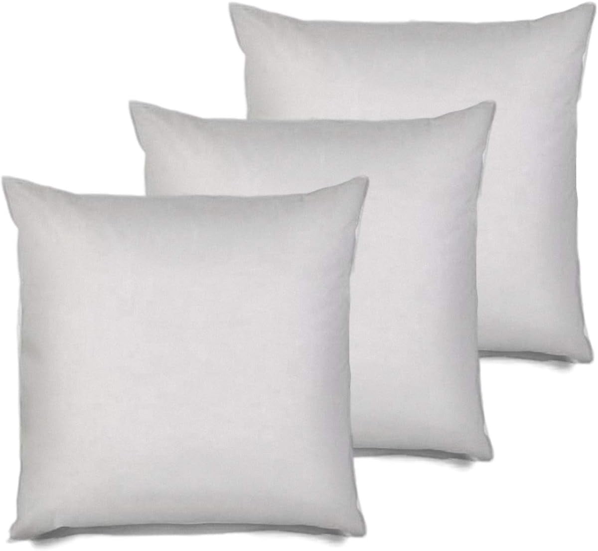 Fixwal 24x24 Inch Throw Pillow Inserts Set of 4, White Polyester Indoor  Decorative Pillow Inserts, Square Form Pillow Stuffer for Bed Couch Car