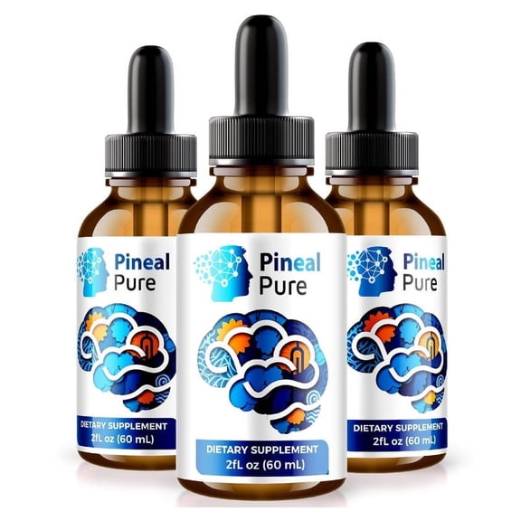 (3 Pack) Pineal Pure Drops, All-Natural Blood Support Supplement, Advanced Formula for Optimal Health, Maintain Energy and Well-Being, PinealPure Reviews (90 Servings)