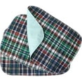 thumbnail image 1 of 3 Pack - Plaid Small Washable Chair Pad Bed Pad/Small Reusable Incontinence Chair Underpad 18x24 - Perfect for Children and Adults Incontinence Protection, 1 of 2