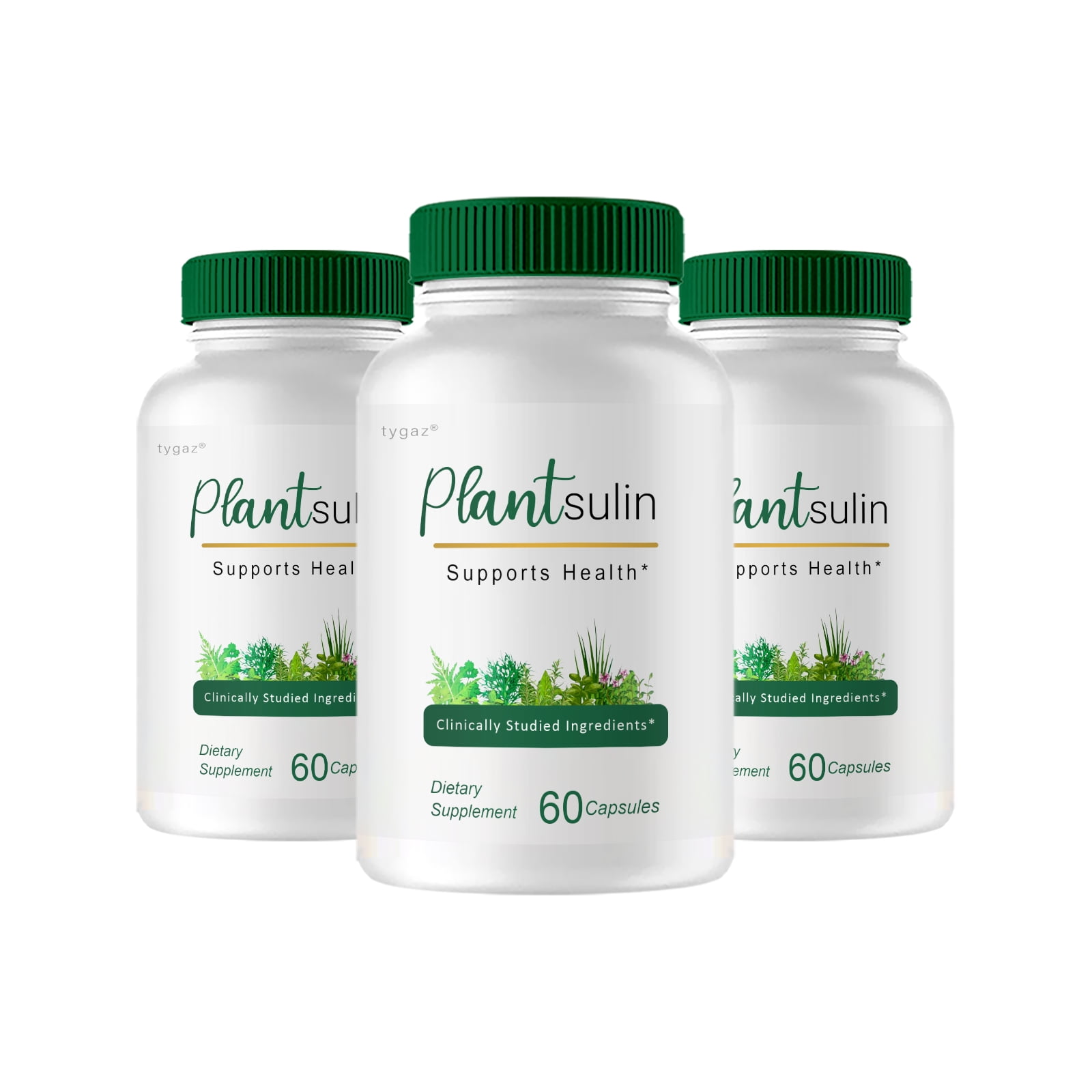 3 Pack) Plantsulin Capsules - Plantsulin Capsules