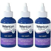 3 Pack Plus All Animal Eye Wash, 3 Ounces Per Pack