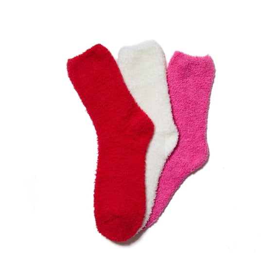 3 Pack Plush Cozy Socks