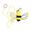 thumbnail image 1 of 3-Pack Plush Pull String Cat Toy Set, Realistic Bee and Mouse Shapes, Interactive Self-Play for Indoor Cats, Boredom Relief(Yellow), 1 of 6