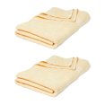 thumbnail image 1 of 3 Pack Poolside Beach Pool Spa Towels Solid Beige 100% Cotton 36" x 68", 1 of 3
