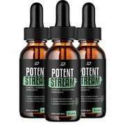 3 Pack Potent Stream Drops for Prostate Health - Bladder Urinating Issues - Potent Stream Supplement, Maximum Strength Potent Streame Droppers, 2024 New Improved Formulation, 3 Month Supply