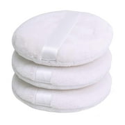 3 Pack Powder Puff, Washable Large Body Powder Puff, Soft & Fuzzy 3.9Inch