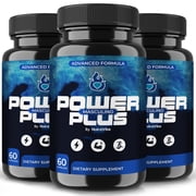 3 Pack Power Plus Masculino   Original Power + Masculino Capsules with a Natural Daily Blend for Energy & Wellness | Clean, Gentle, Easy-to-Swallow Pills 180 Capsules
