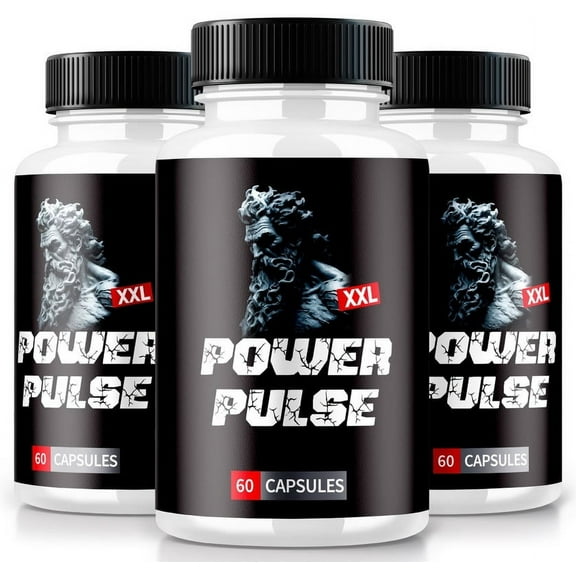 (3 Pack) Power Pulse XXL Capsules, Dietary Supplement for Overall Health, Complete Daily Formula for Peak Performance, Advanced Formula Pills, PowerPulse XXL Reviews (120 Capsules)