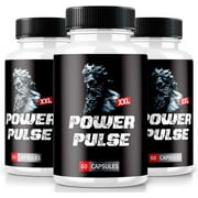 3 Pack Power Pulse XXL Capsules, Dietary Supplement for Overall Health, Complete Daily Formula for Peak Performance, Advanced Formula Pills, PowerPulse XXL Reviews 120 Capsules