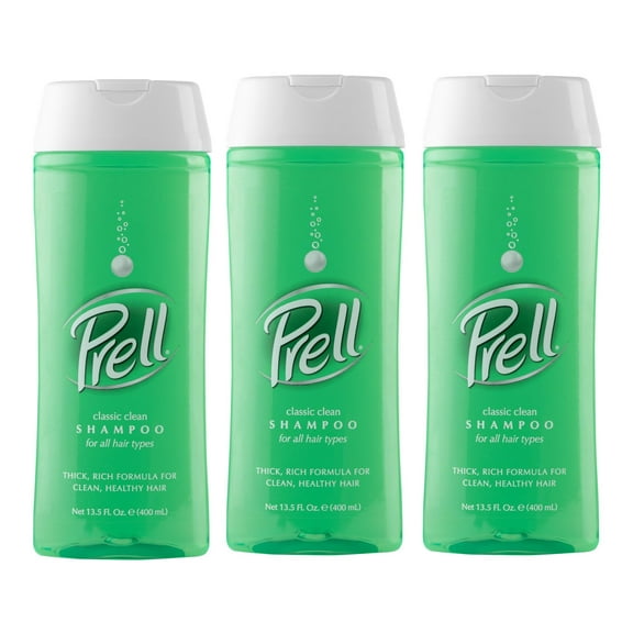 3 Pack - Prell Shampoo Classic Green 13.5oz Each
