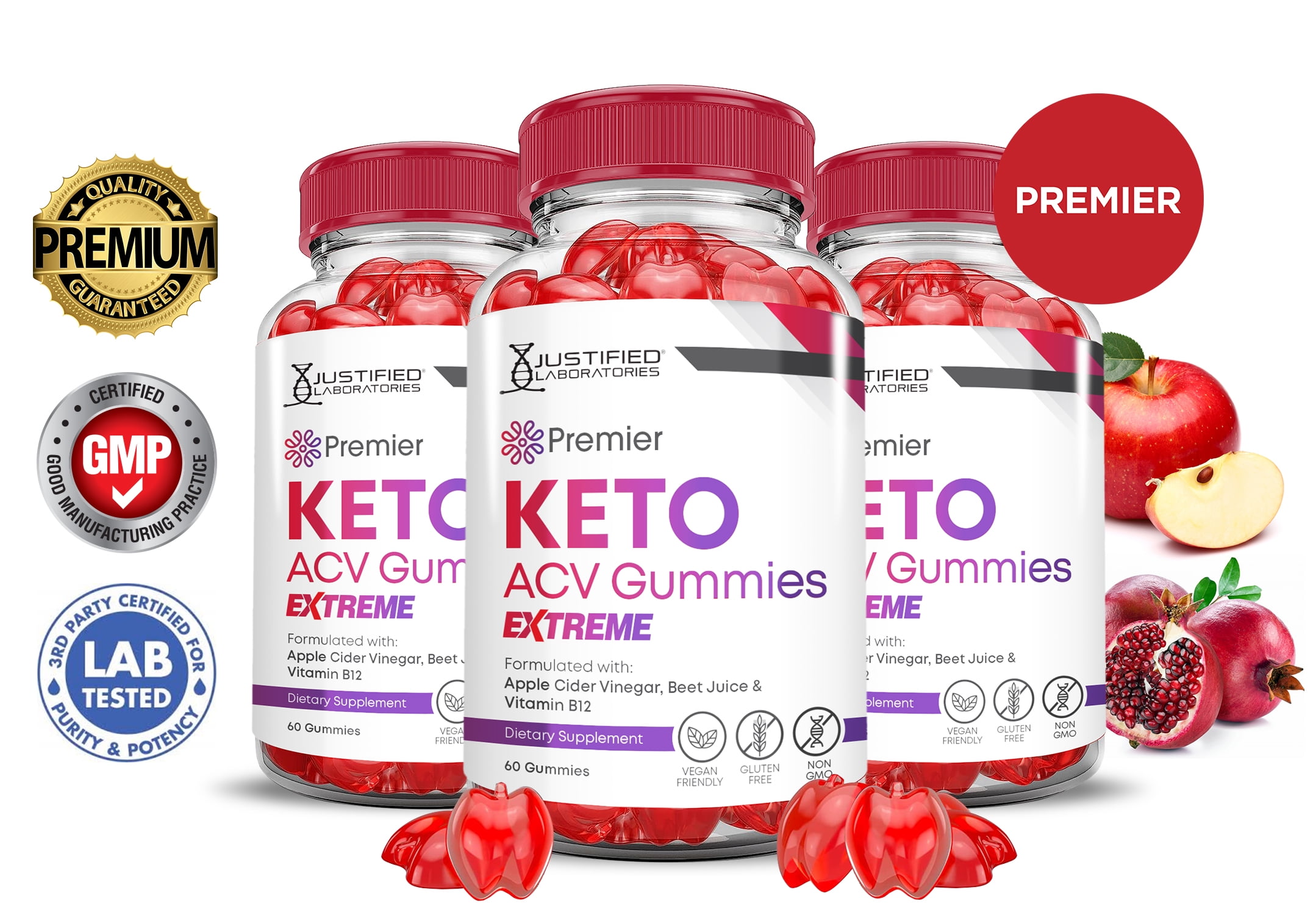 Premier Keto Extreme ACV Gummies 2000mg, Premium Diet Health Supplement
