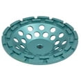 thumbnail image 1 of 3-Pack Premium 7 Inch Diamond Cup Wheel for Grinding Concrete and Masonry, Double Row, Non-Threaded, 1 of 1
