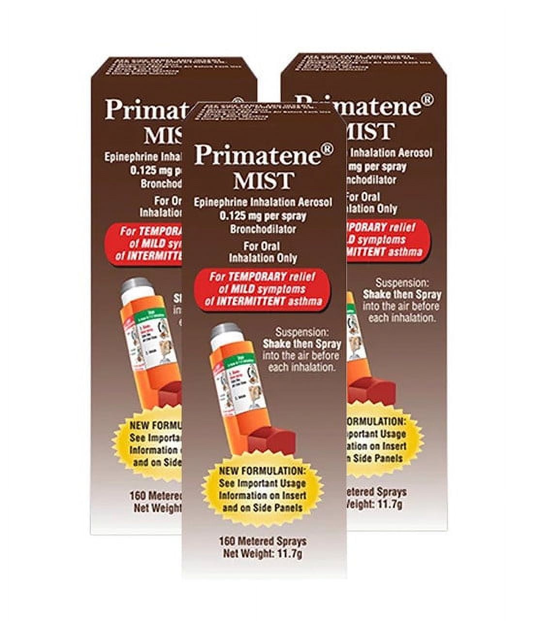 3 Pack - Primatene MIST Oral Inhalation Aerosol 160 spray *EN