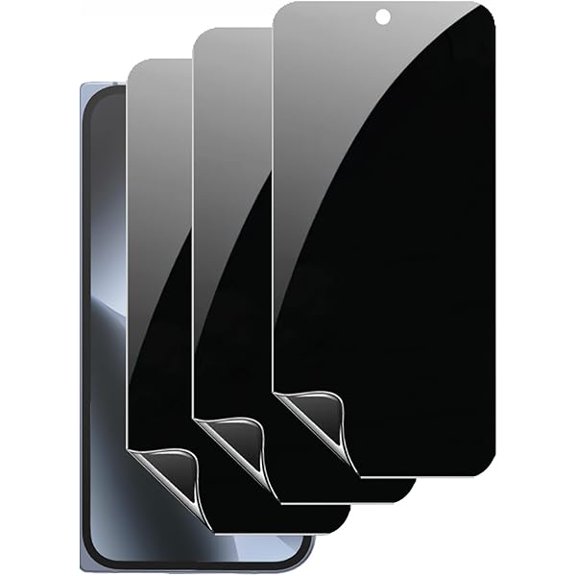 3 Pack Privacy Screen Protector For Google Pixel 10 Pro Fold, Front Outer Anti-Spy Screen Protector Soft Film