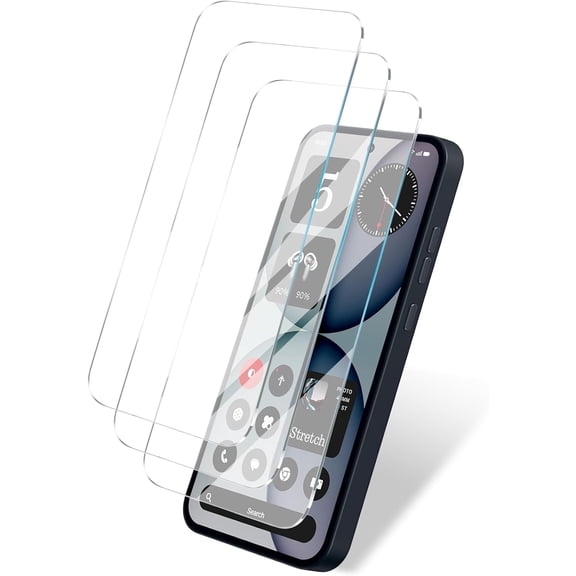 3 Pack Privacy Screen Protector for Nothing Phone4a |Anti-Spy Tempered Glass with Fingerprint Unlock Support, Anti-Scratch, 9H Hardness & Easy Installation