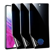 ZYQEEE [3 Pack] Privacy Screen Protector for Samsung Galaxy A53 5G,Supports Fingerprint Unlock, Anti-Spy Flexible TPU Screen Protector for Samsung A53 5G 6.5-inch