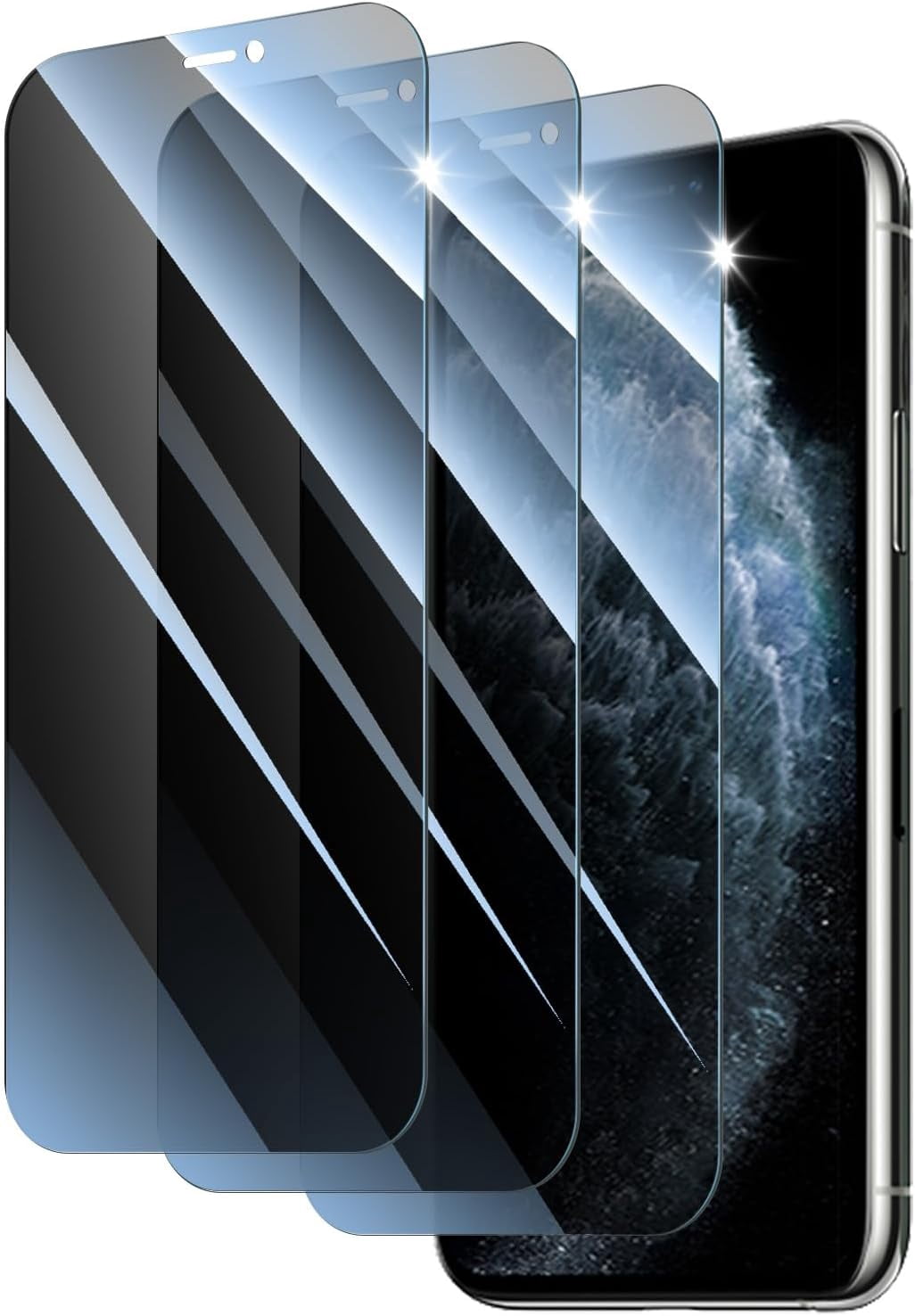 3-Pack Privacy Screen Protector for iPhone 11 Pro/iPhone X/iPhone Xs ...