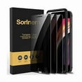 thumbnail image 1 of 3-Pack Privacy Screen Protector for iPhone SE 2020, Anti Spy Tempered Glass Film, Touch Sensitive, Bubble-Free, Case Friendly [with Easy-Installation Tool][4.7 inch], 1 of 1