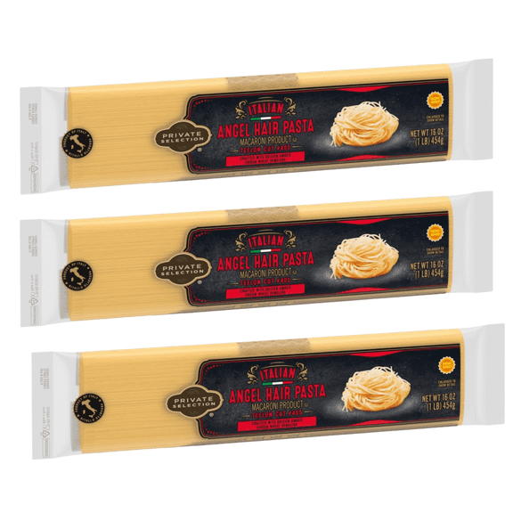 3 Pack Private Selection Angel Hair Pasta Vegan