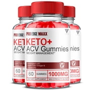 3 Pack Pro Edge Maxx Keto Gummies, Pro Edge Maxx Advanced Formula, Pro Edge Max 180 Gummies