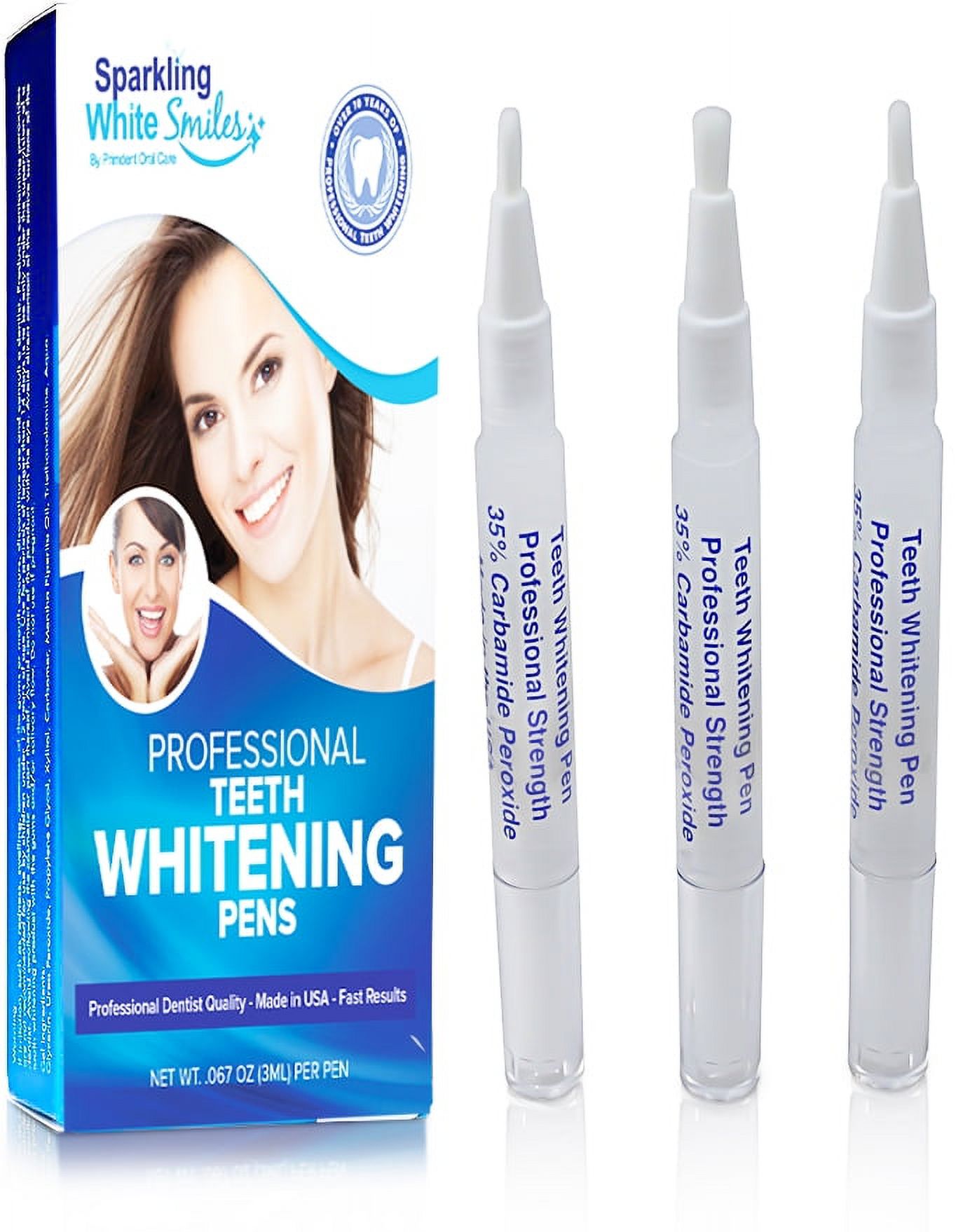 3 Pack Professional Teeth Whitening Pens 35 Carbamide Peroxide