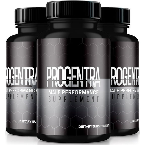 (3 Pack) Progentra Pills, Comprehensive Formula For A Holistic Approach, All Natural Supplement to Support Muscle Mass, Endurance and Overall Health, Official Capsulas Reviews (180 Capsules)