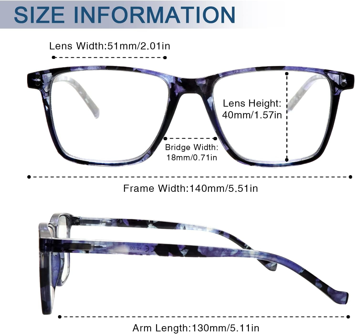 3-Pack Progressive Multifocus Reading Glasses for Women Men Blue Light ...