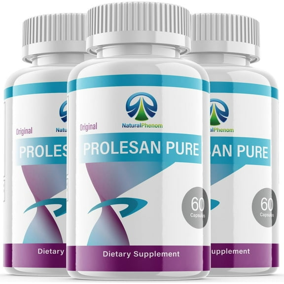 (3 Pack) Prolesan Pure - Keto Weight Loss Formula - Energy & Focus Boosting Dietary Supplements for Weight Management & Metabolism - Advanced Fat Burn Raspberry Ketones Pills - 180 Capsules