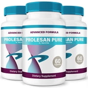 3 Pack Prolesan Pure   Natural Daily Pill Formula Designed to align with Fitness Goals, Support active Lifestyle & Body Balance | Just 2 Easy-to-Swallow Pills Daily 180 Capsules