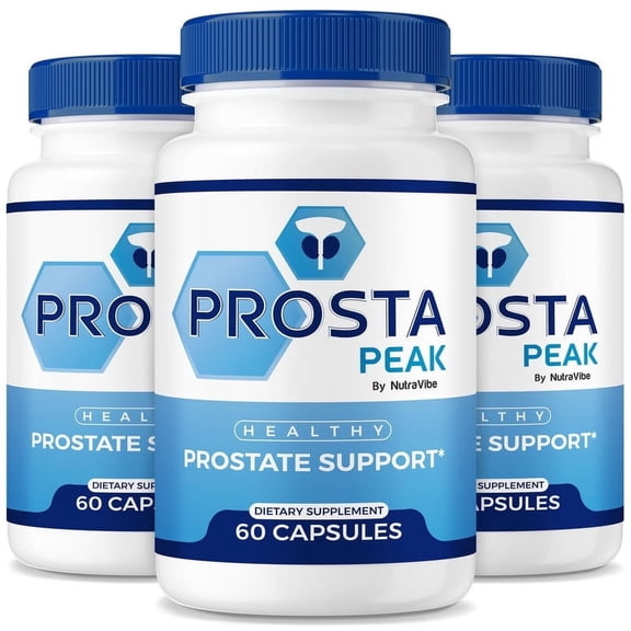 (3 Pack) Prosta Peak Capsules - Official ProstaPeak Pills For Prostate Heath, All Natural Formula To Support Control, Energy & Overall Well-Being, ProstatePeak Review (180 Capsules)