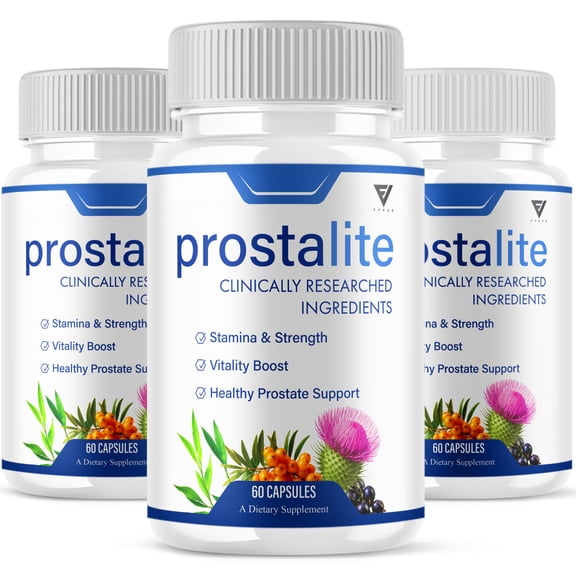 (3 Pack) Prostalite Male Capsule, Prosta lite Support (180 Capsules)