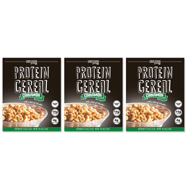 3 Pack Protein Cereal, Low Carb Cereal, High Protein Cereal, 15g
